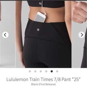 Lululemon Leggings Train Time 25”
